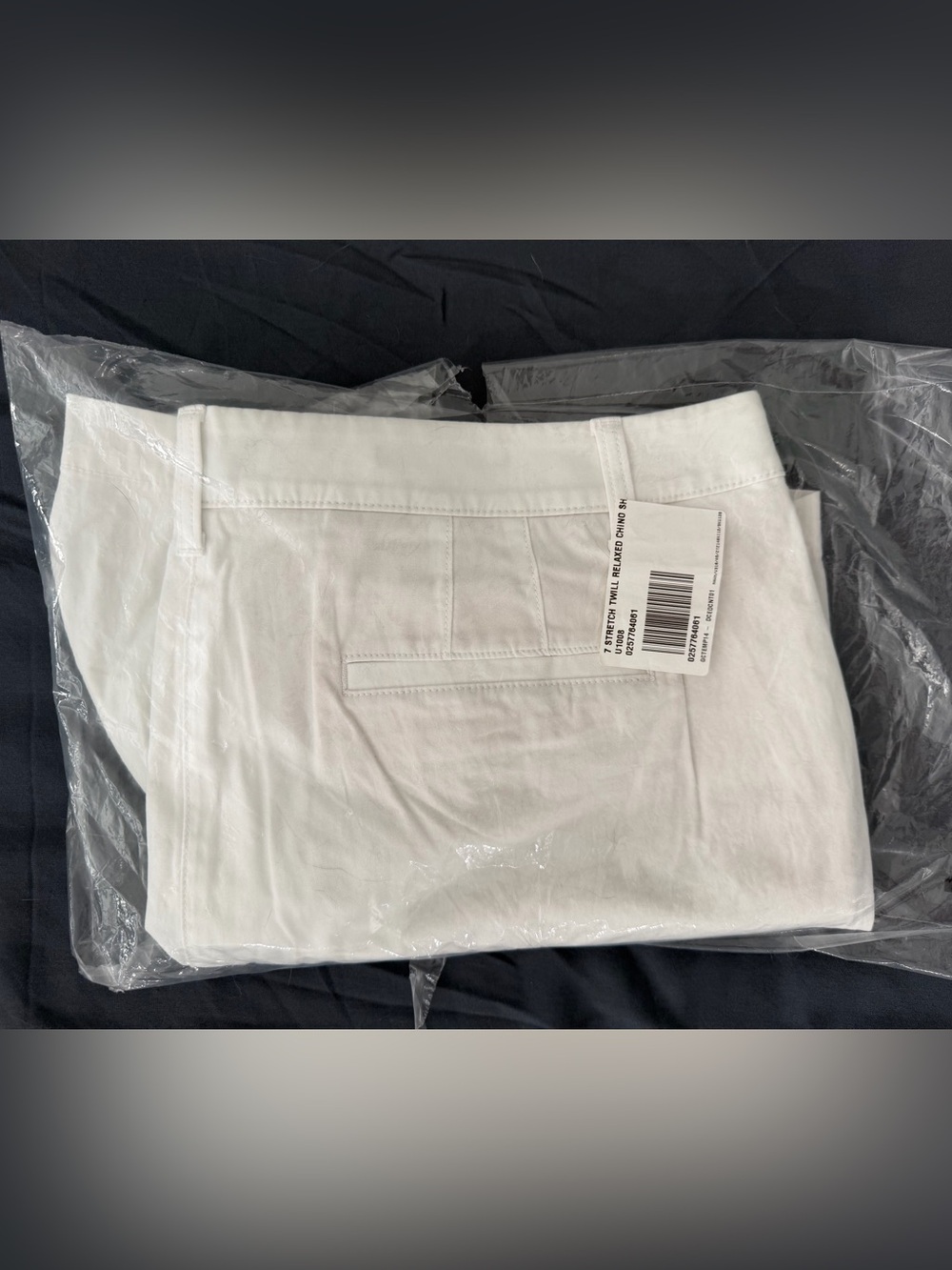 Talbots Women's Relaxed Chino Shorts White size 18 Pocket Flat Front 7" NWOT